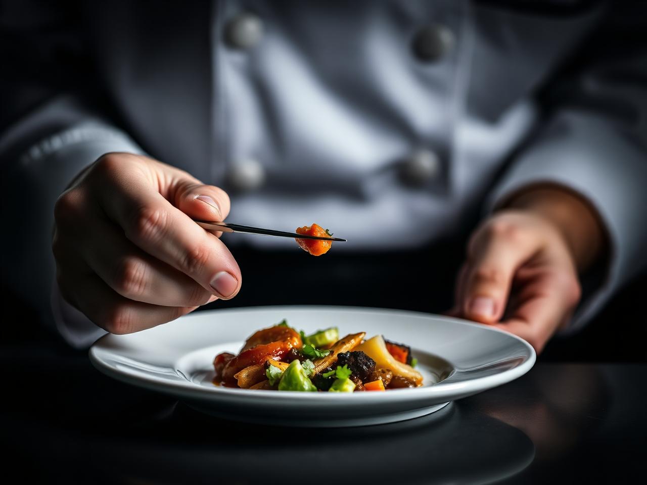 Chef plating